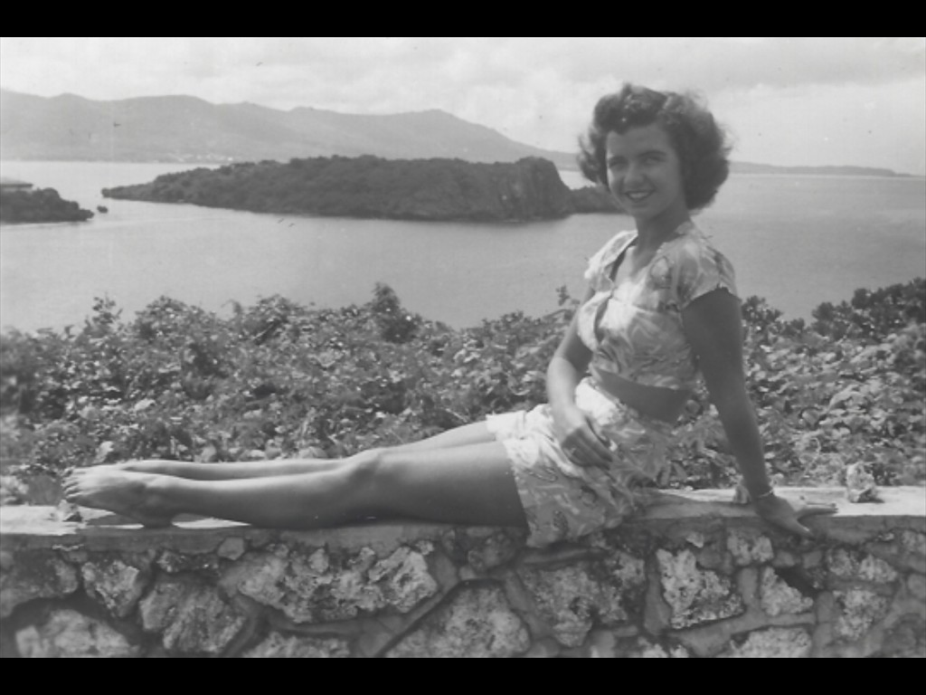 Bobbi Guam Wall Pose